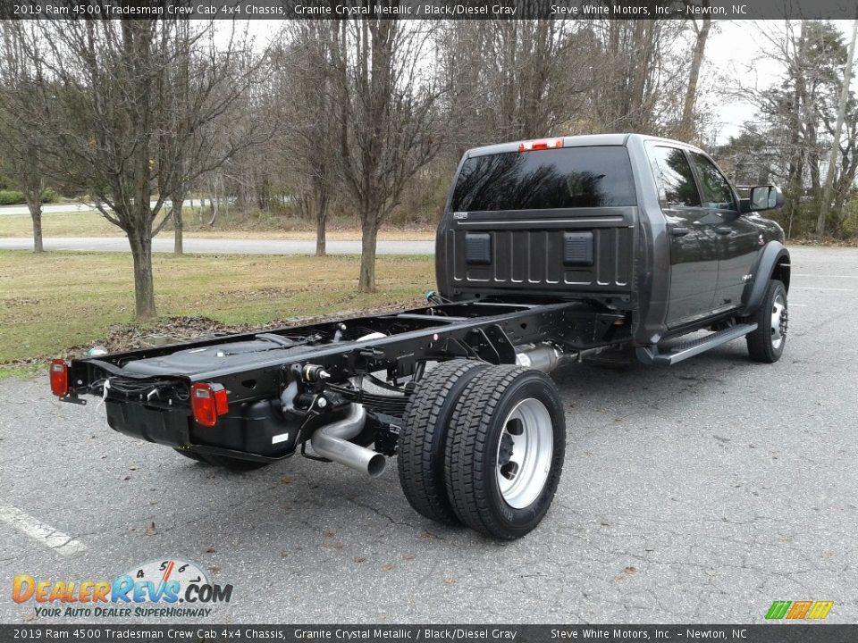 2019 Ram 4500 Tradesman Crew Cab 4x4 Chassis Granite Crystal Metallic / Black/Diesel Gray Photo #6