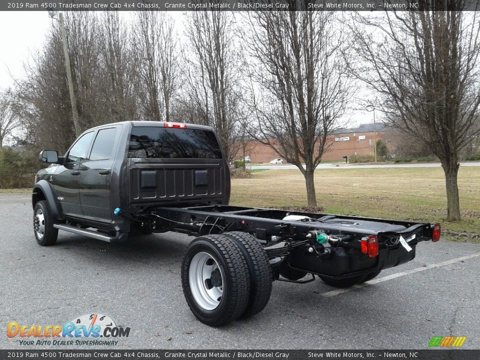 2019 Ram 4500 Tradesman Crew Cab 4x4 Chassis Granite Crystal Metallic / Black/Diesel Gray Photo #8