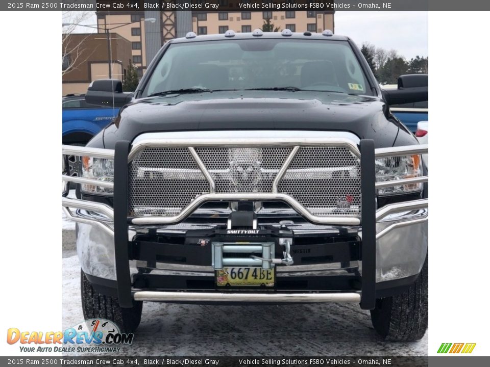 2015 Ram 2500 Tradesman Crew Cab 4x4 Black / Black/Diesel Gray Photo #10