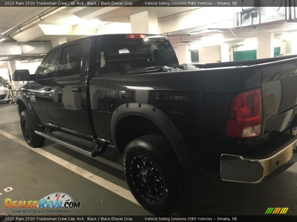 2015 Ram 2500 Tradesman Crew Cab 4x4 Black / Black/Diesel Gray Photo #16