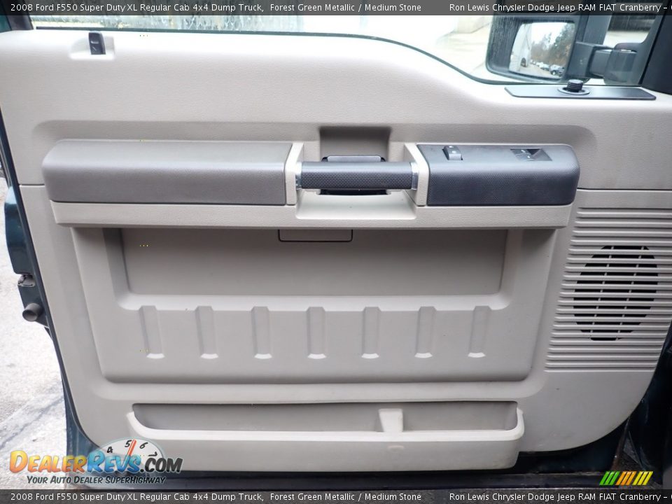 Door Panel of 2008 Ford F550 Super Duty XL Regular Cab 4x4 Dump Truck Photo #10