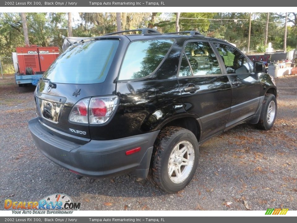 2002 Lexus RX 300 Black Onyx / Ivory Photo #7