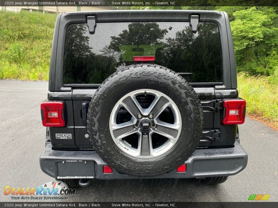 2020 Jeep Wrangler Unlimited Sahara 4x4 Black / Black Photo #7