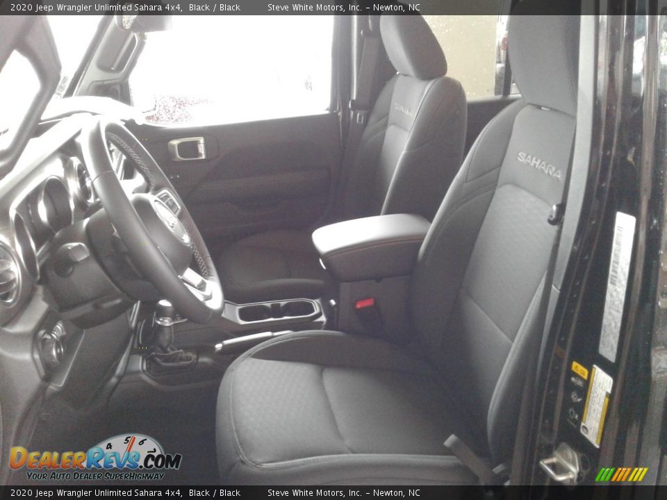 2020 Jeep Wrangler Unlimited Sahara 4x4 Black / Black Photo #9