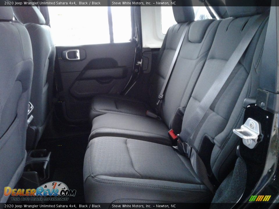 2020 Jeep Wrangler Unlimited Sahara 4x4 Black / Black Photo #12