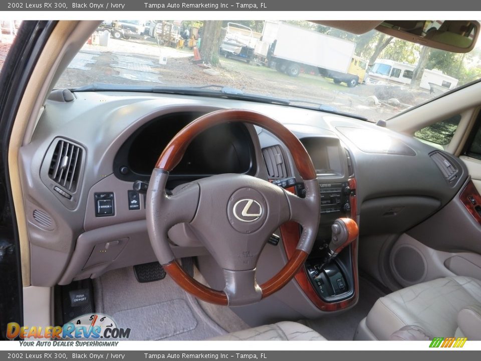 2002 Lexus RX 300 Black Onyx / Ivory Photo #18