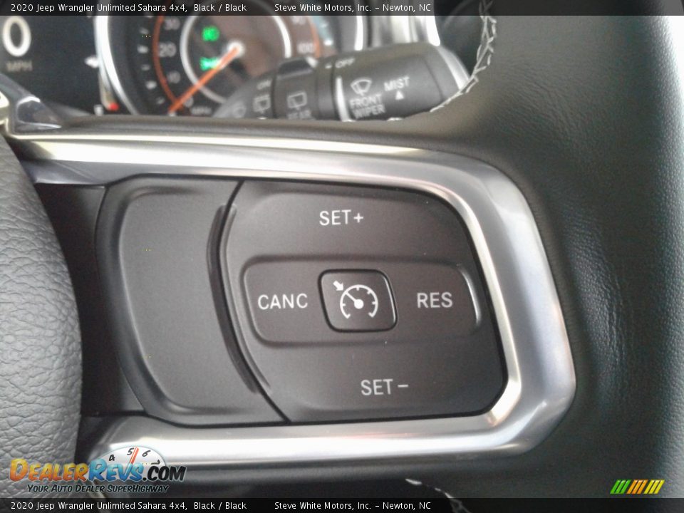 2020 Jeep Wrangler Unlimited Sahara 4x4 Black / Black Photo #18