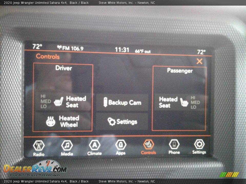 2020 Jeep Wrangler Unlimited Sahara 4x4 Black / Black Photo #21