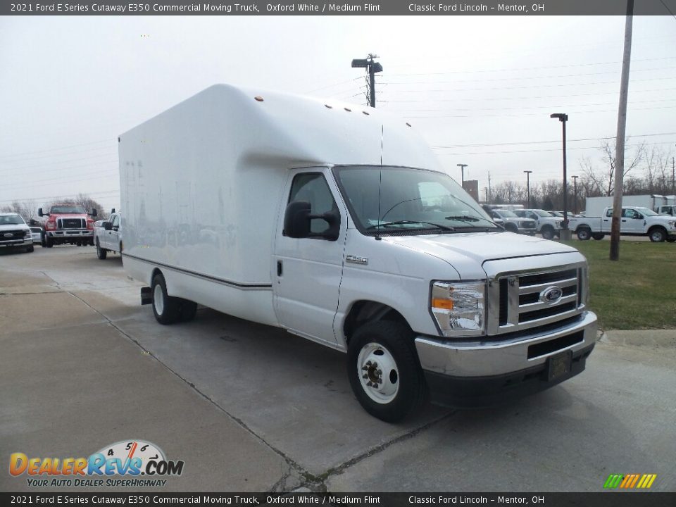 2021 Ford E Series Cutaway E350 Commercial Moving Truck Oxford White / Medium Flint Photo #2