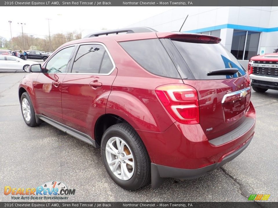 2016 Chevrolet Equinox LT AWD Siren Red Tintcoat / Jet Black Photo #3