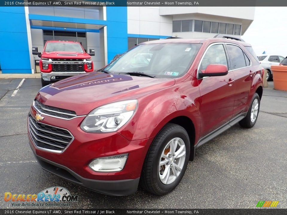 2016 Chevrolet Equinox LT AWD Siren Red Tintcoat / Jet Black Photo #4