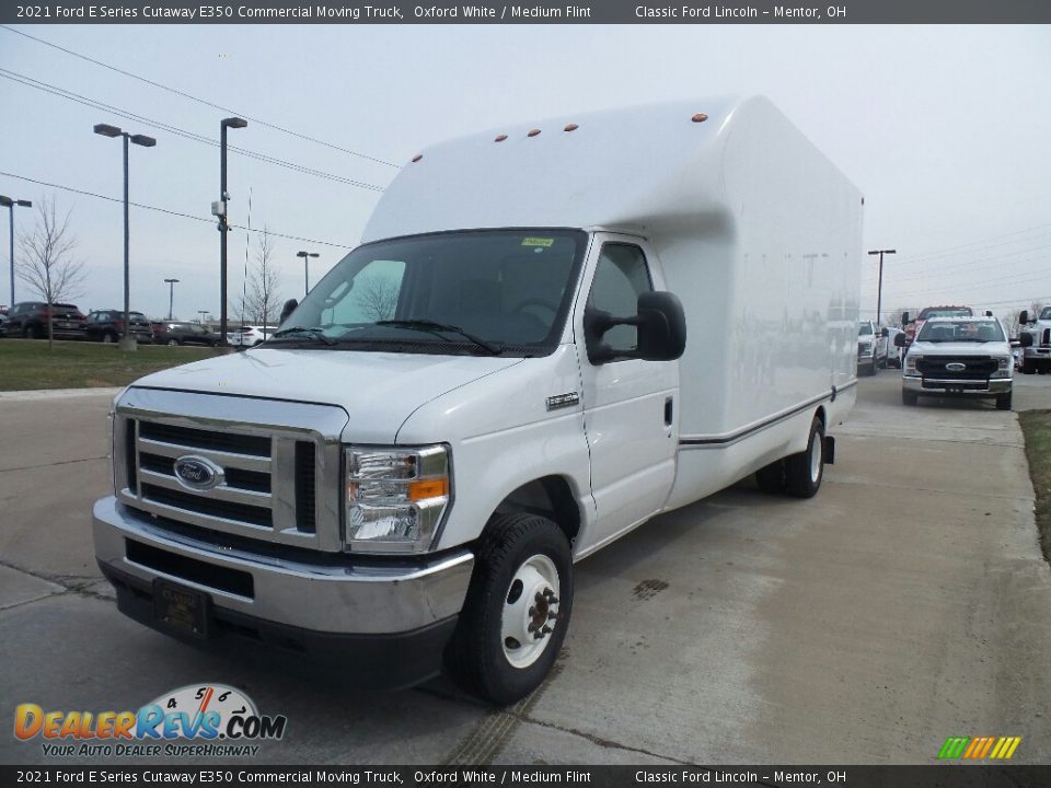 2021 Ford E Series Cutaway E350 Commercial Moving Truck Oxford White / Medium Flint Photo #4