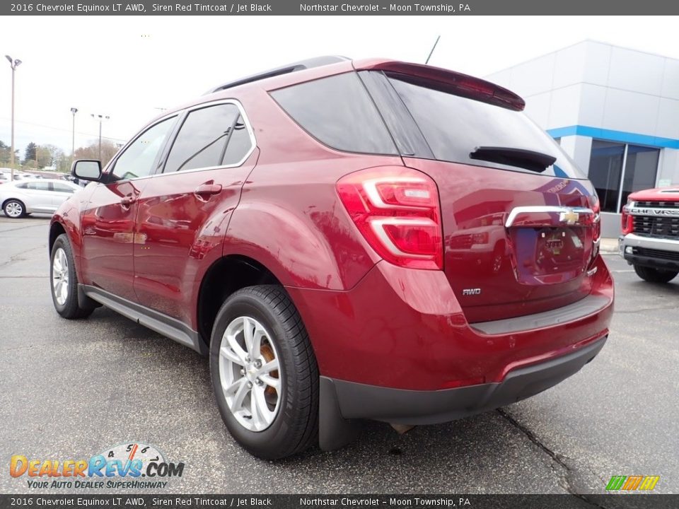 2016 Chevrolet Equinox LT AWD Siren Red Tintcoat / Jet Black Photo #5