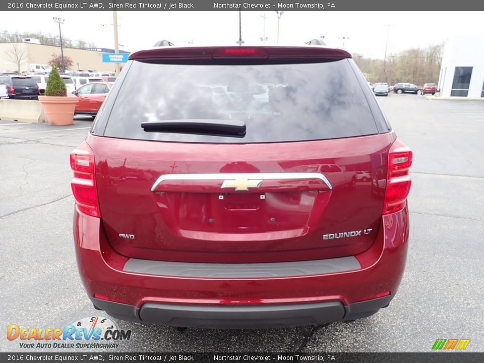 2016 Chevrolet Equinox LT AWD Siren Red Tintcoat / Jet Black Photo #6