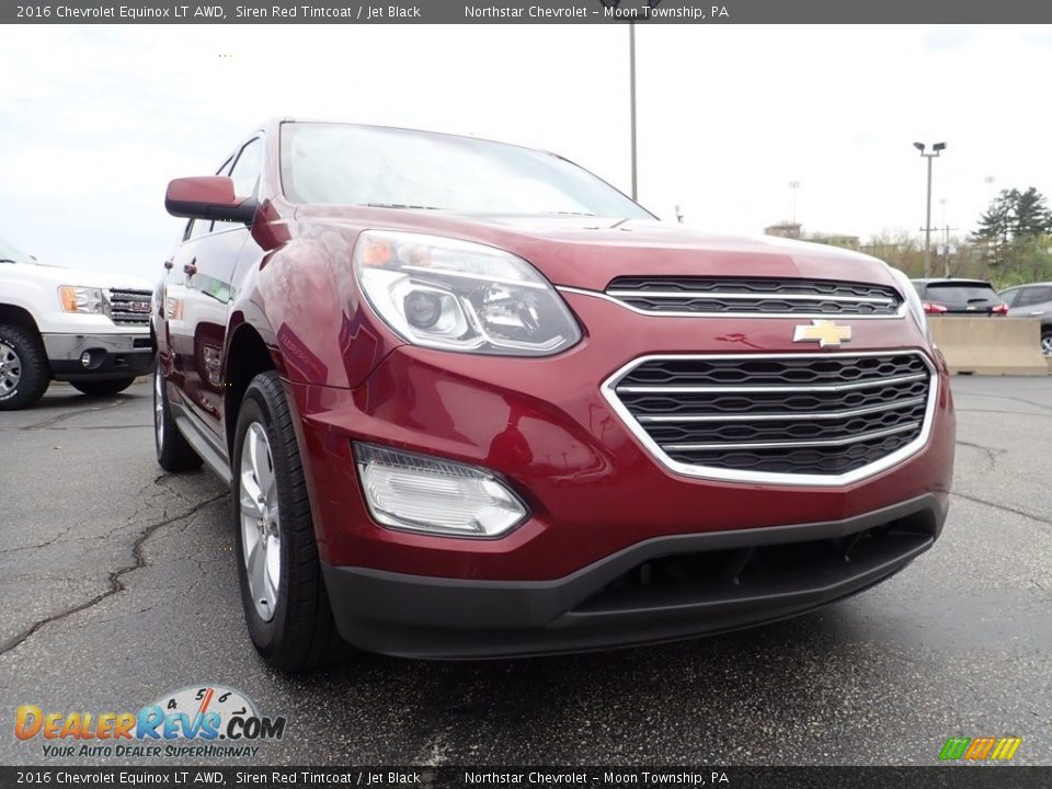 2016 Chevrolet Equinox LT AWD Siren Red Tintcoat / Jet Black Photo #12