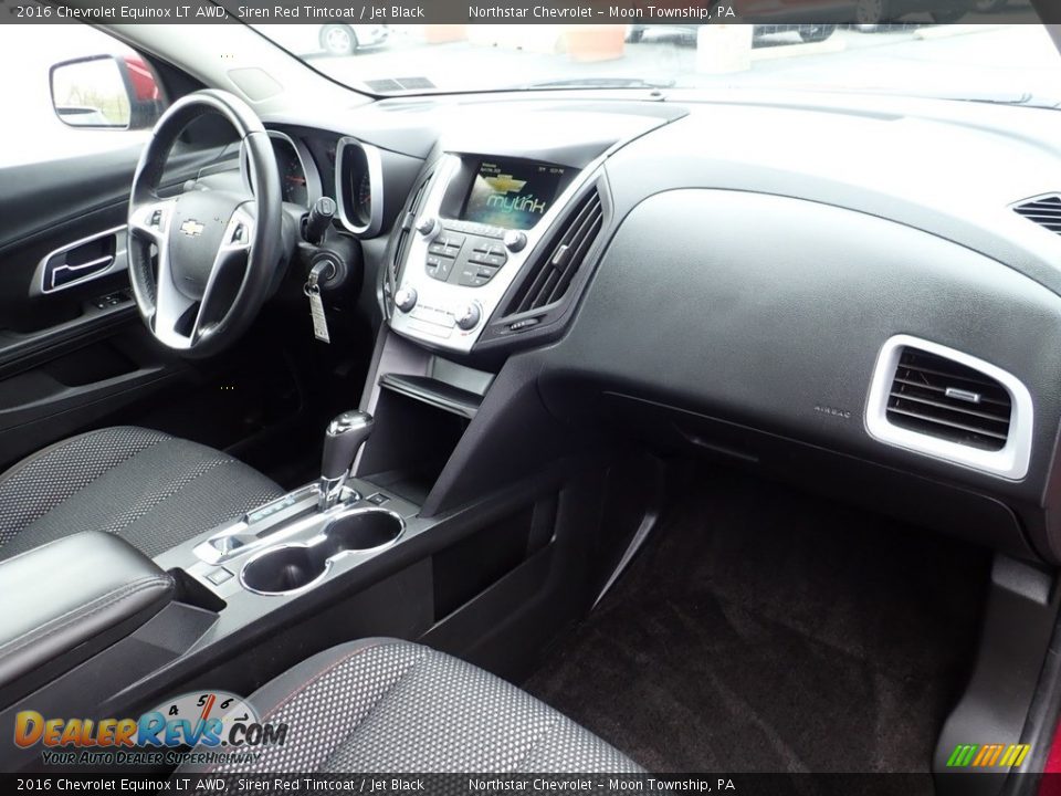 2016 Chevrolet Equinox LT AWD Siren Red Tintcoat / Jet Black Photo #16