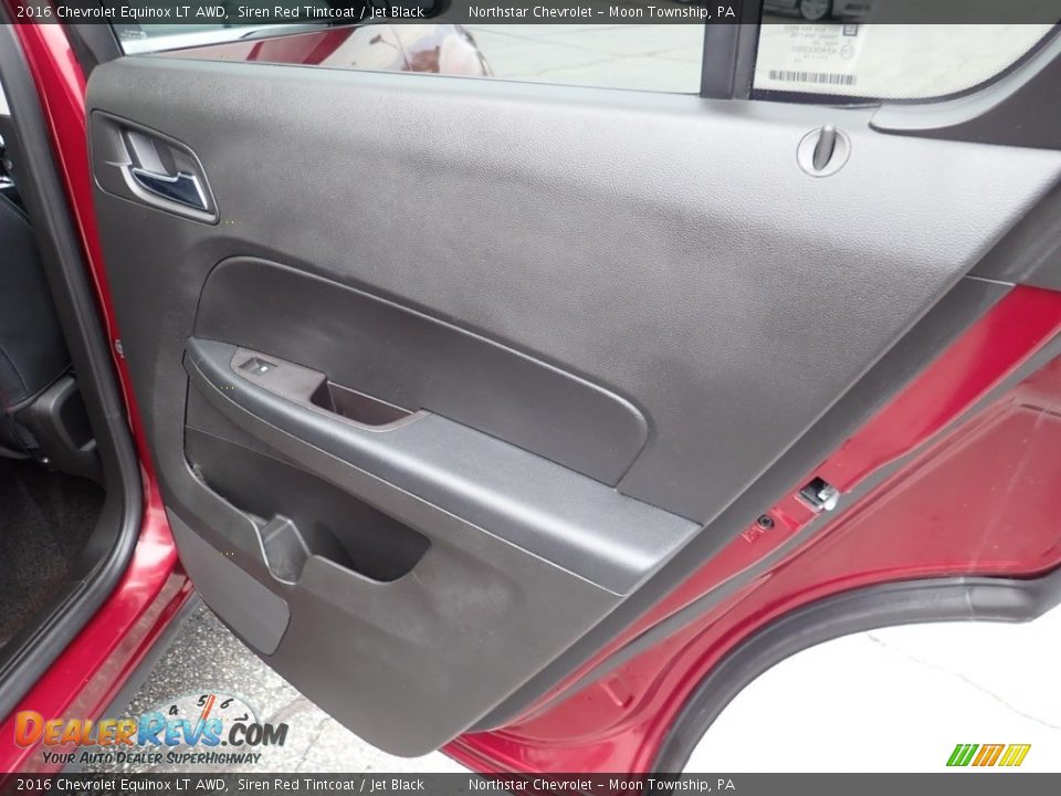 2016 Chevrolet Equinox LT AWD Siren Red Tintcoat / Jet Black Photo #19