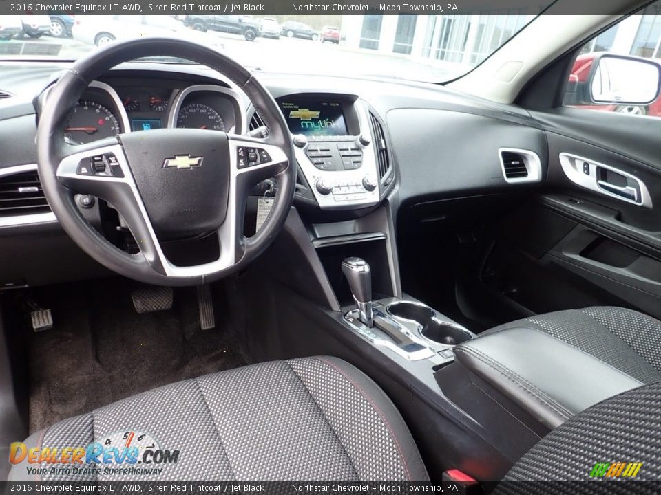 2016 Chevrolet Equinox LT AWD Siren Red Tintcoat / Jet Black Photo #22