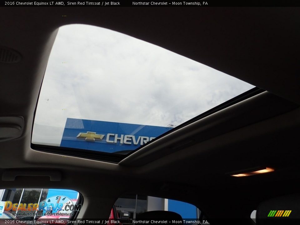 2016 Chevrolet Equinox LT AWD Siren Red Tintcoat / Jet Black Photo #26