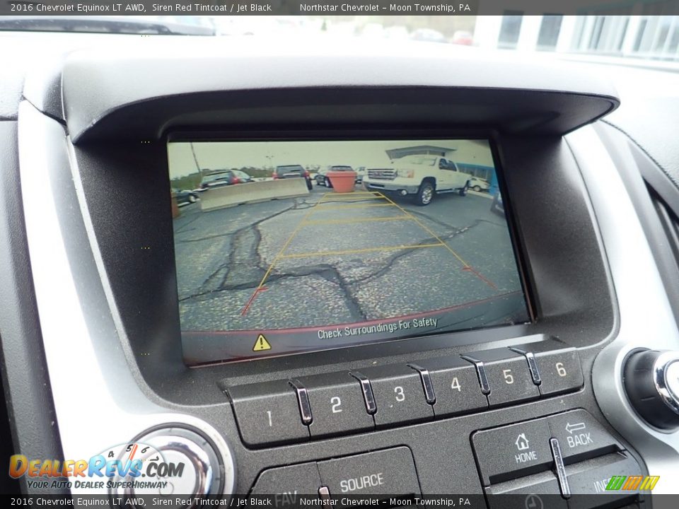 2016 Chevrolet Equinox LT AWD Siren Red Tintcoat / Jet Black Photo #30