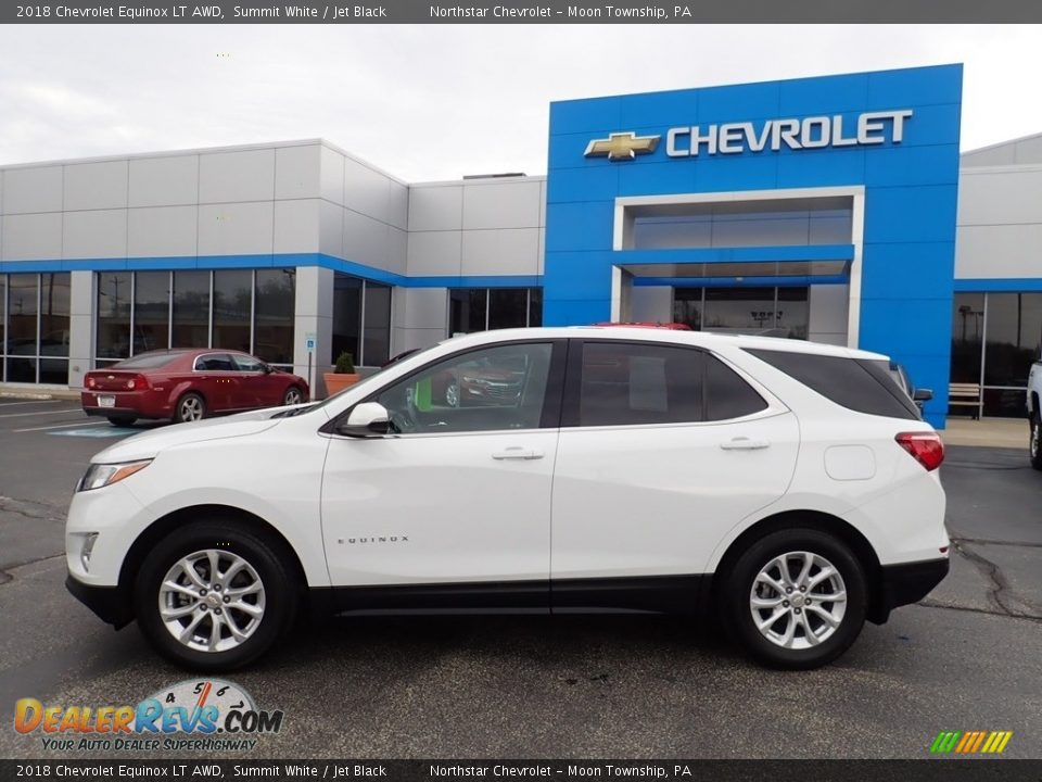 2018 Chevrolet Equinox LT AWD Summit White / Jet Black Photo #3