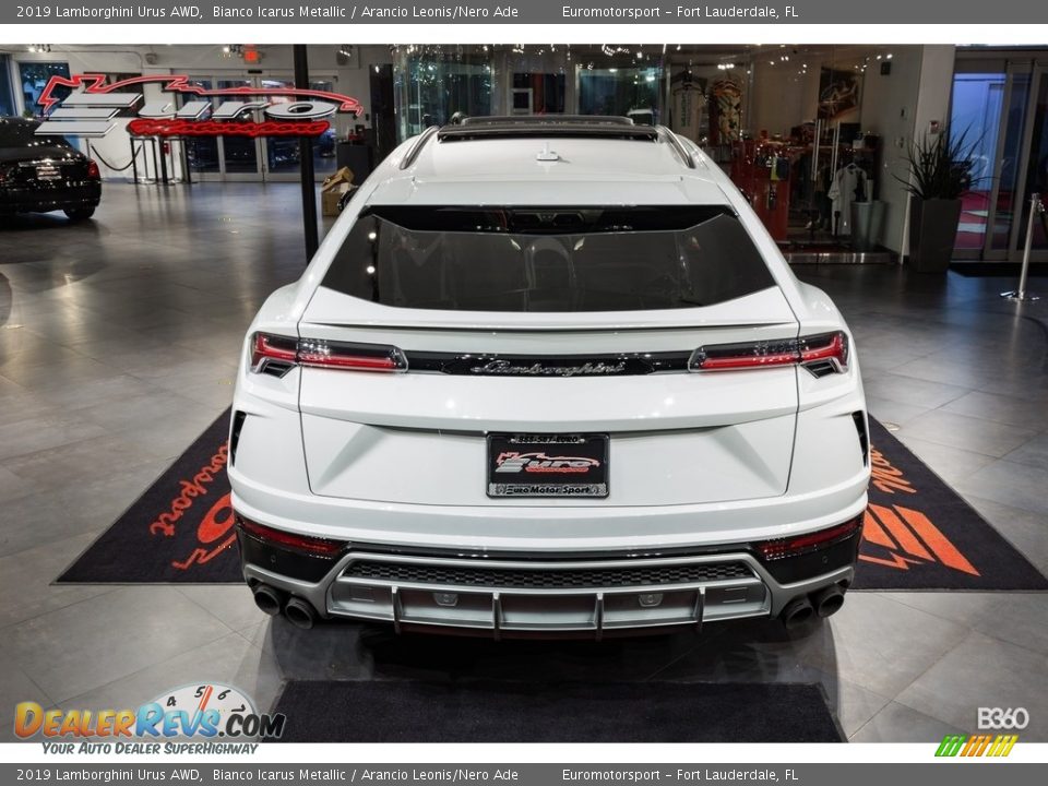 2019 Lamborghini Urus AWD Bianco Icarus Metallic / Arancio Leonis/Nero Ade Photo #41