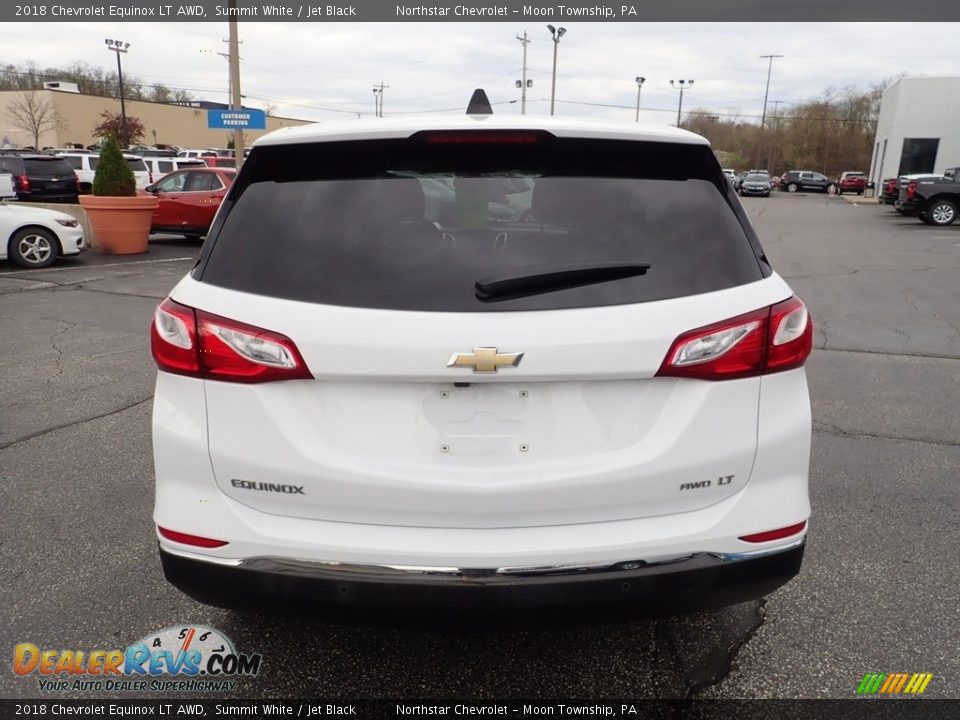 2018 Chevrolet Equinox LT AWD Summit White / Jet Black Photo #6