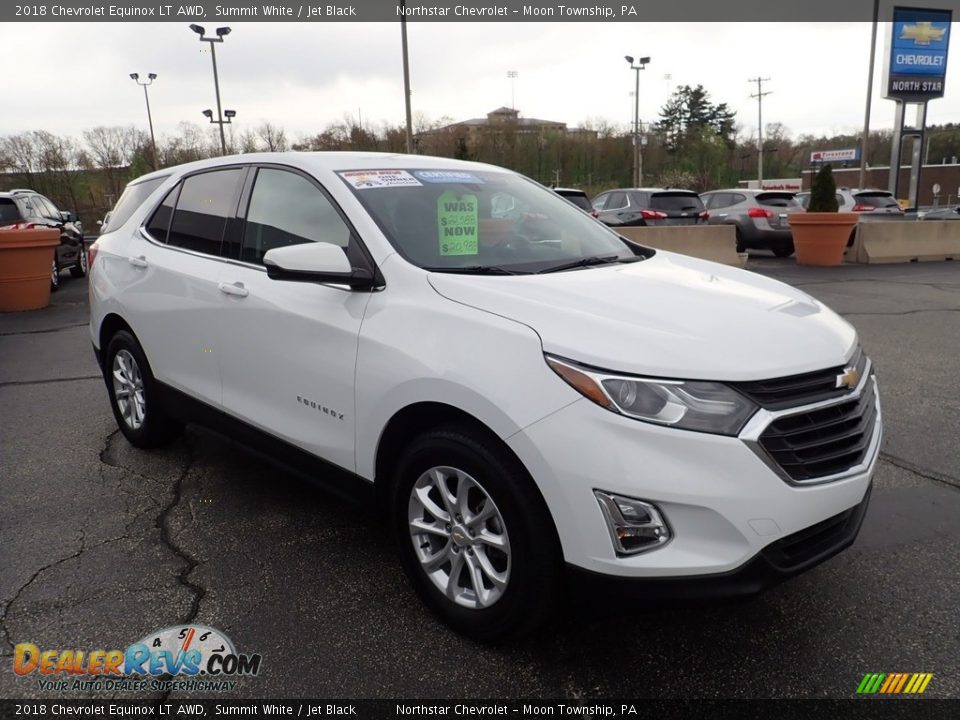 2018 Chevrolet Equinox LT AWD Summit White / Jet Black Photo #11