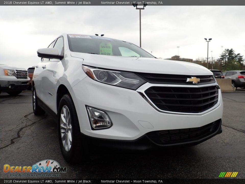 2018 Chevrolet Equinox LT AWD Summit White / Jet Black Photo #12