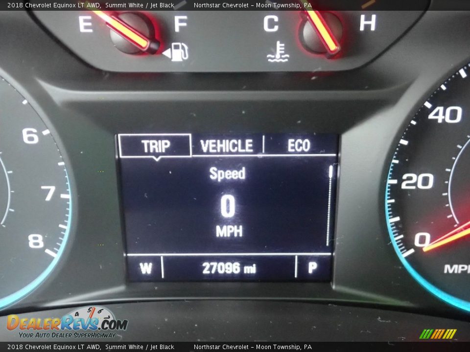 2018 Chevrolet Equinox LT AWD Summit White / Jet Black Photo #29