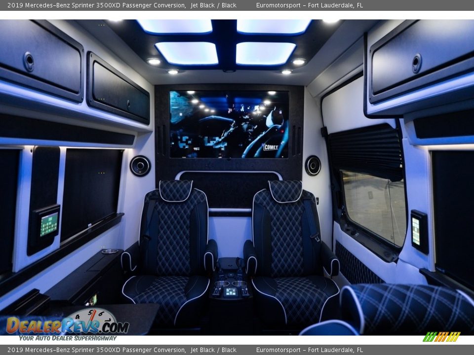 2019 Mercedes-Benz Sprinter 3500XD Passenger Conversion Jet Black / Black Photo #6
