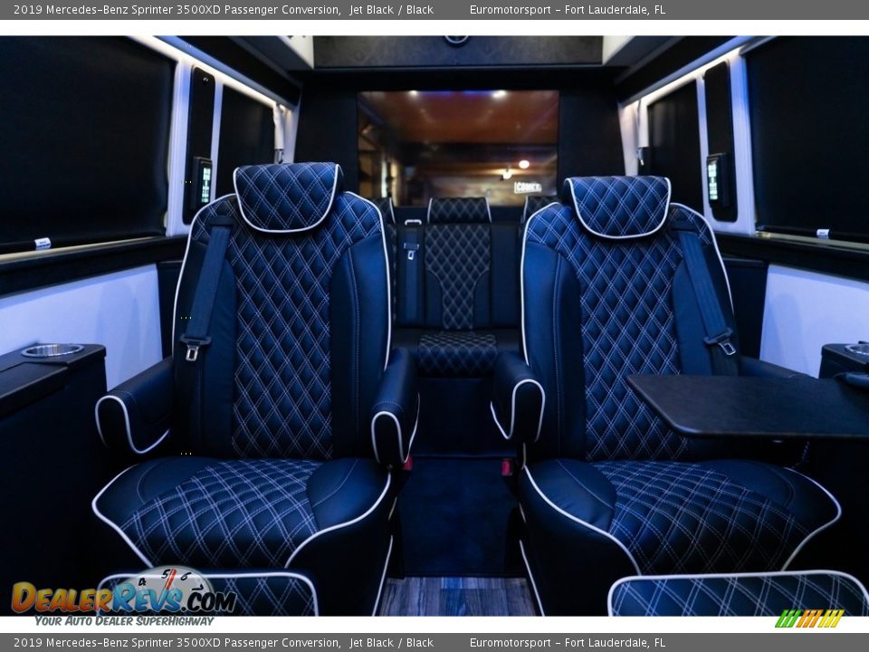 2019 Mercedes-Benz Sprinter 3500XD Passenger Conversion Jet Black / Black Photo #7