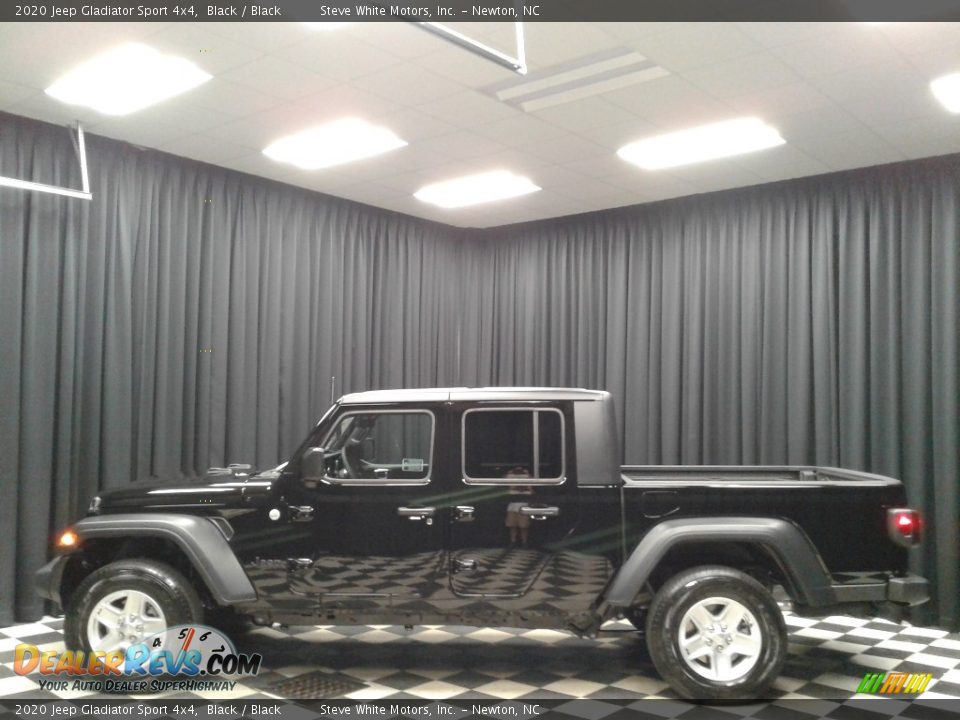 2020 Jeep Gladiator Sport 4x4 Black / Black Photo #1