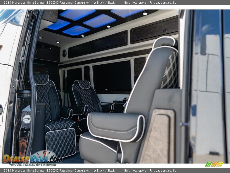 2019 Mercedes-Benz Sprinter 3500XD Passenger Conversion Jet Black / Black Photo #26