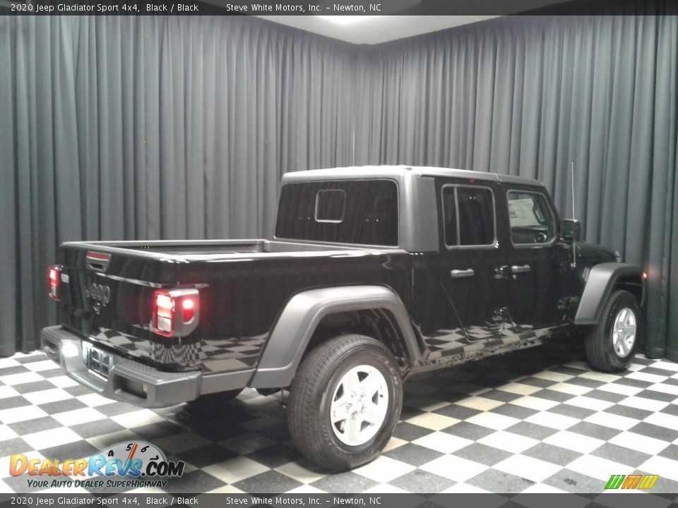 2020 Jeep Gladiator Sport 4x4 Black / Black Photo #5