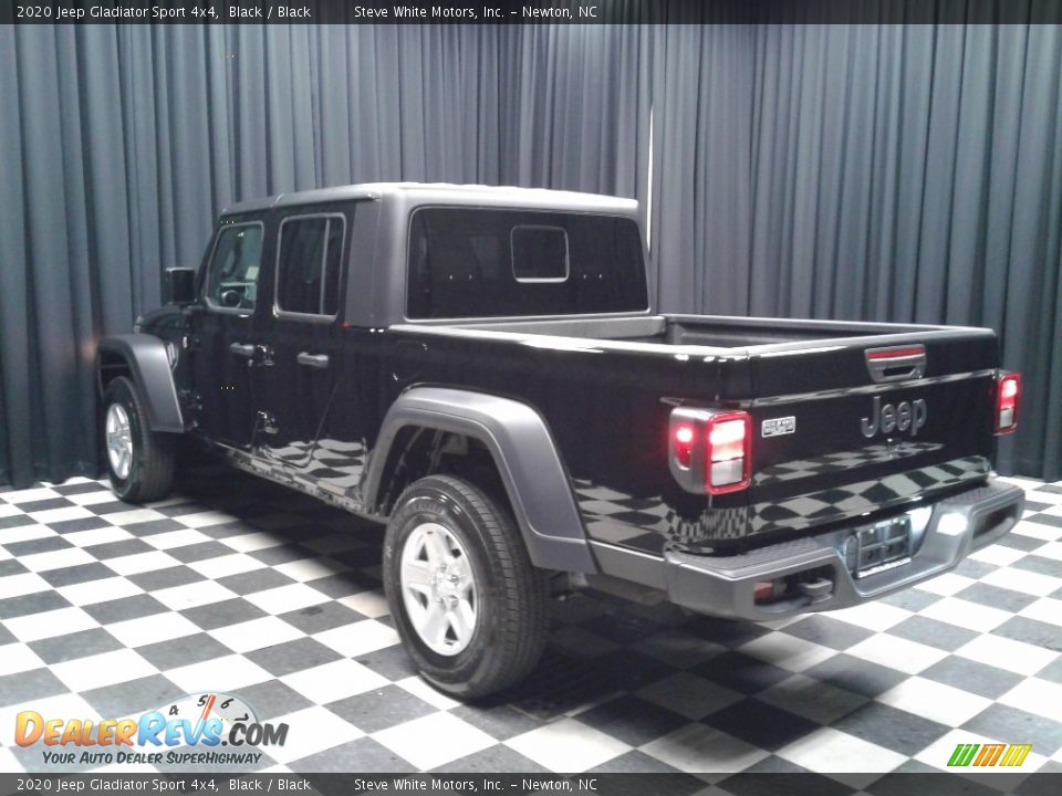 2020 Jeep Gladiator Sport 4x4 Black / Black Photo #7