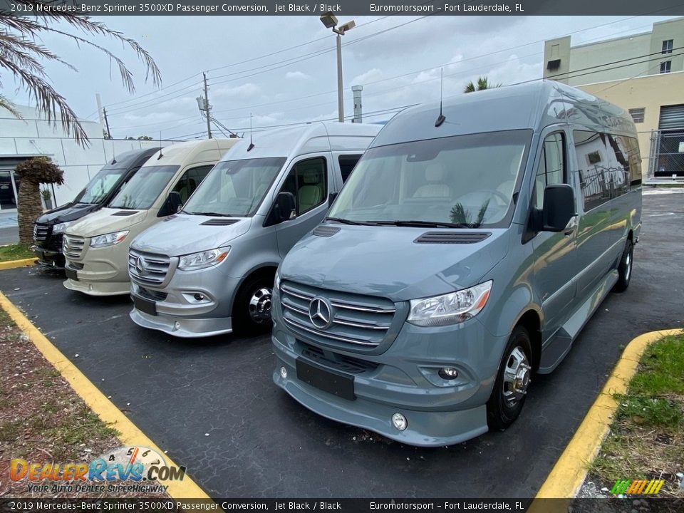 2019 Mercedes-Benz Sprinter 3500XD Passenger Conversion Jet Black / Black Photo #38
