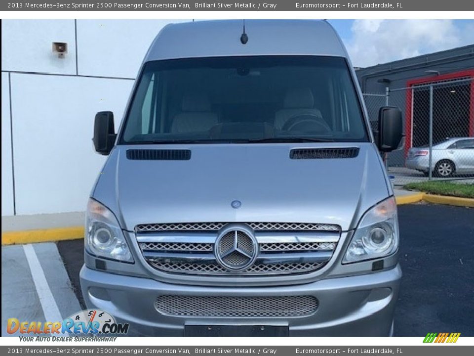 2013 Mercedes-Benz Sprinter 2500 Passenger Conversion Van Brilliant Silver Metallic / Gray Photo #2