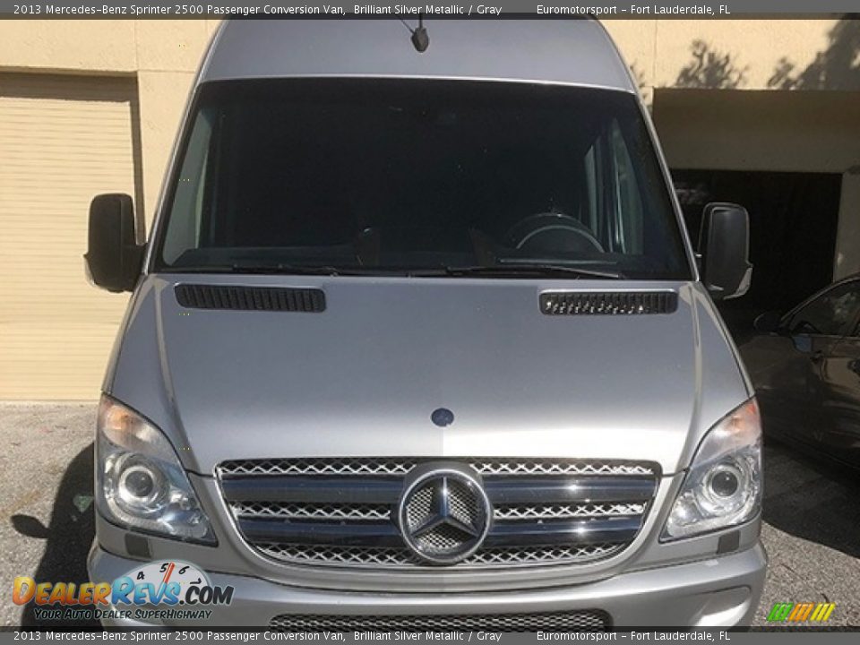 2013 Mercedes-Benz Sprinter 2500 Passenger Conversion Van Brilliant Silver Metallic / Gray Photo #3