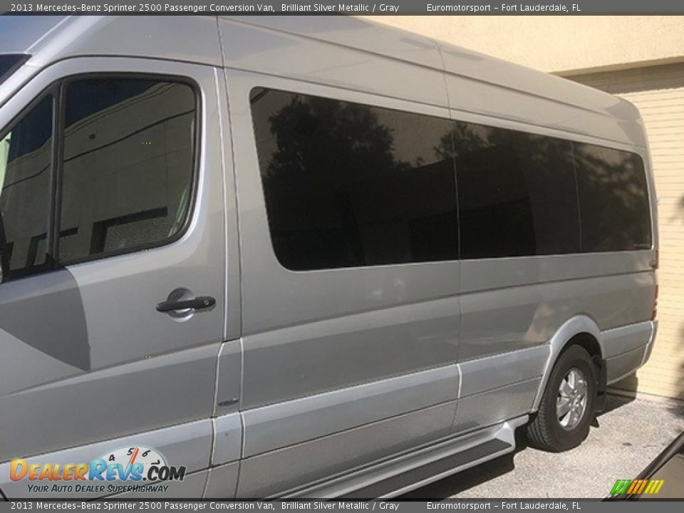 2013 Mercedes-Benz Sprinter 2500 Passenger Conversion Van Brilliant Silver Metallic / Gray Photo #5