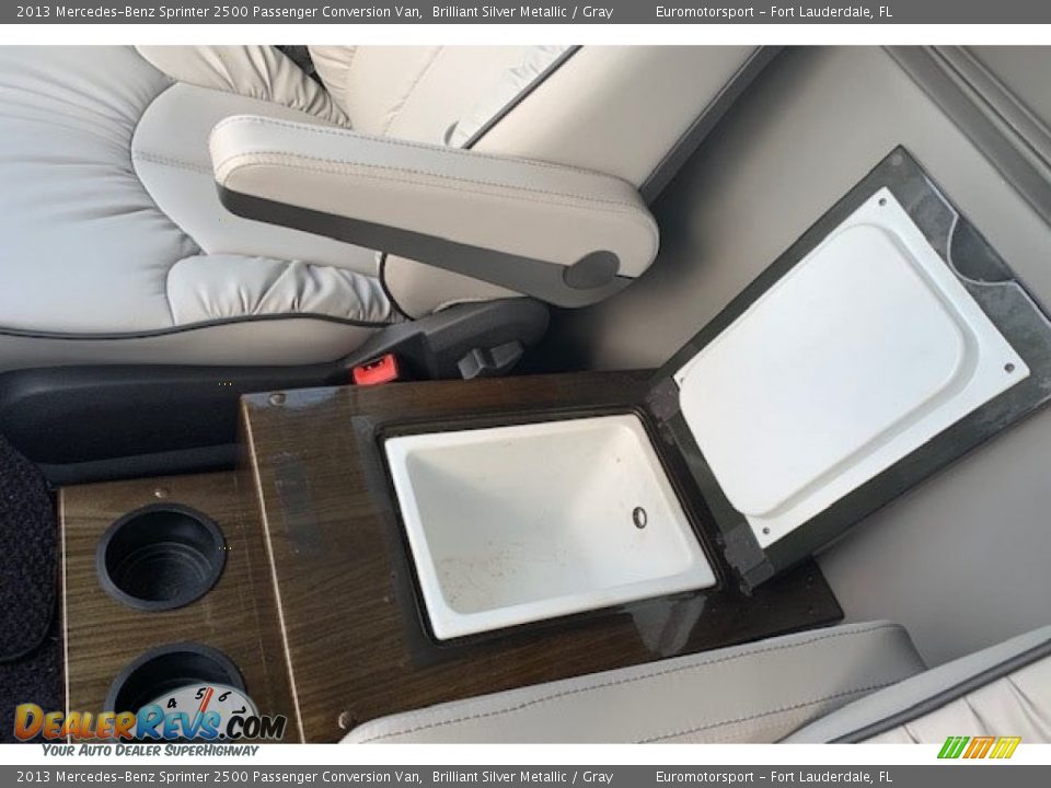 2013 Mercedes-Benz Sprinter 2500 Passenger Conversion Van Brilliant Silver Metallic / Gray Photo #9