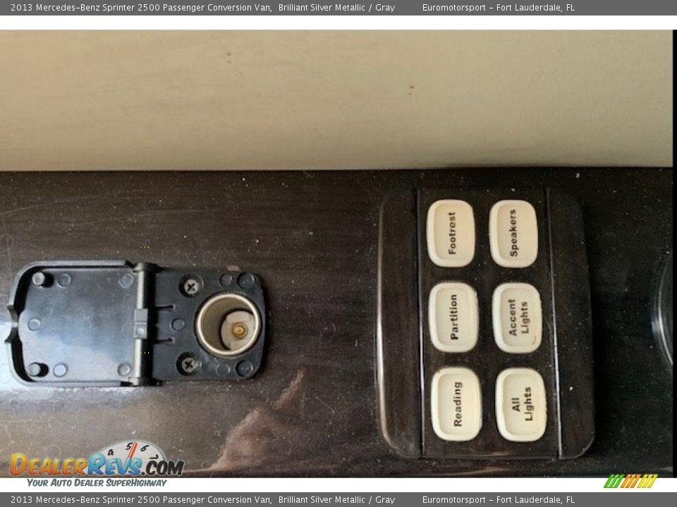 2013 Mercedes-Benz Sprinter 2500 Passenger Conversion Van Brilliant Silver Metallic / Gray Photo #10