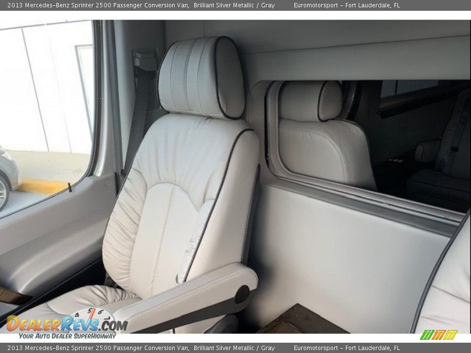 2013 Mercedes-Benz Sprinter 2500 Passenger Conversion Van Brilliant Silver Metallic / Gray Photo #13