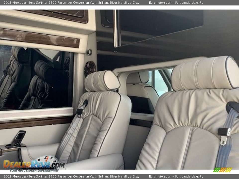2013 Mercedes-Benz Sprinter 2500 Passenger Conversion Van Brilliant Silver Metallic / Gray Photo #14