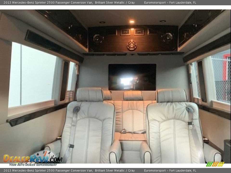 Rear Seat of 2013 Mercedes-Benz Sprinter 2500 Passenger Conversion Van Photo #15