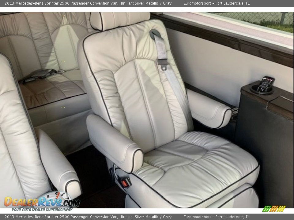 2013 Mercedes-Benz Sprinter 2500 Passenger Conversion Van Brilliant Silver Metallic / Gray Photo #16
