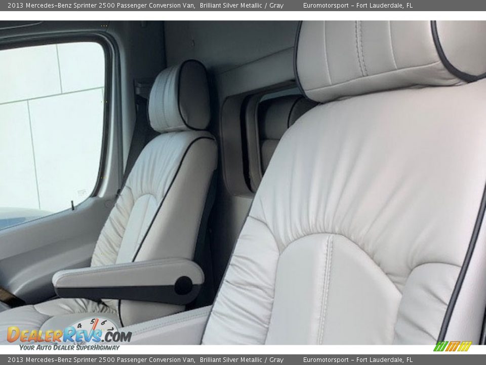 2013 Mercedes-Benz Sprinter 2500 Passenger Conversion Van Brilliant Silver Metallic / Gray Photo #17
