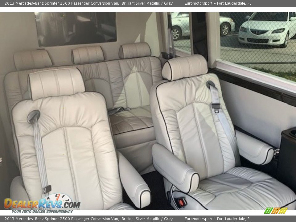 Rear Seat of 2013 Mercedes-Benz Sprinter 2500 Passenger Conversion Van Photo #18