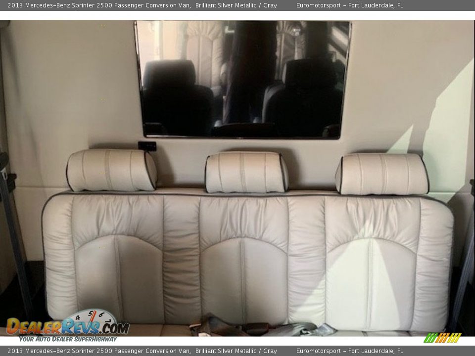 2013 Mercedes-Benz Sprinter 2500 Passenger Conversion Van Brilliant Silver Metallic / Gray Photo #21