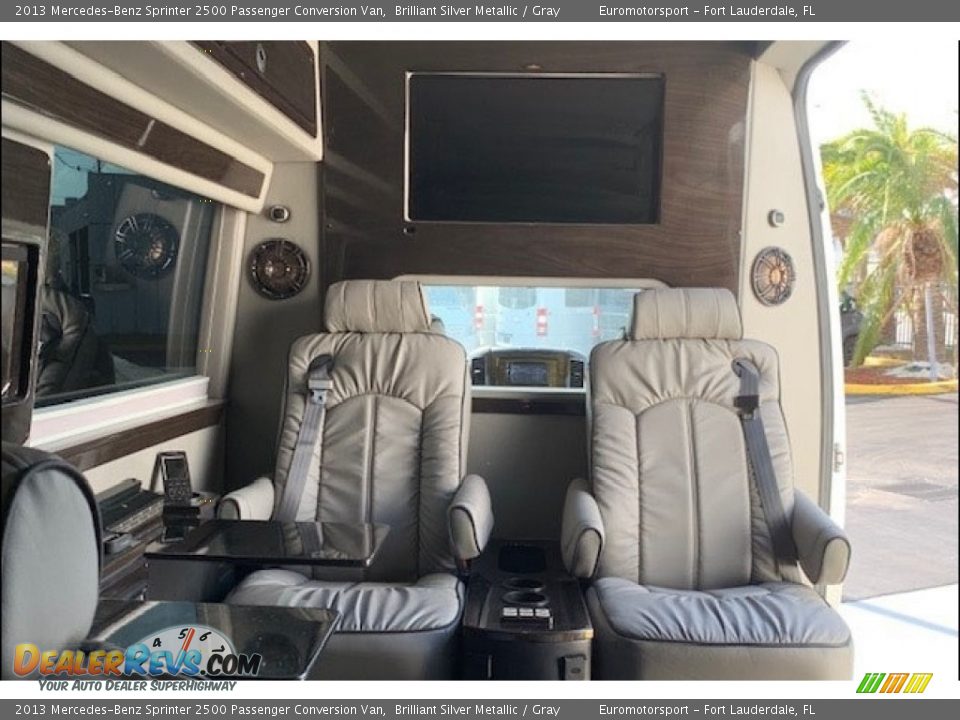 Rear Seat of 2013 Mercedes-Benz Sprinter 2500 Passenger Conversion Van Photo #22